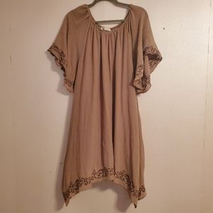 Indigo Soul Asymmetrical Boho Dress